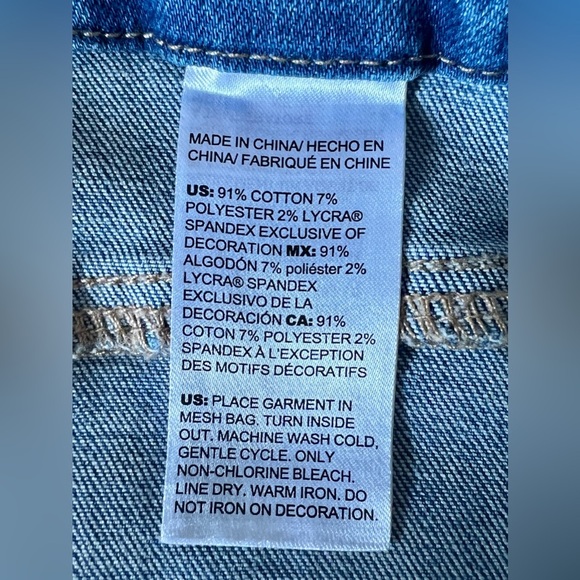 Chico's Jewel Cuffed Pull-On Ankle Jegging Cropped Jeans - 8R (31") - Picture 10 of 11